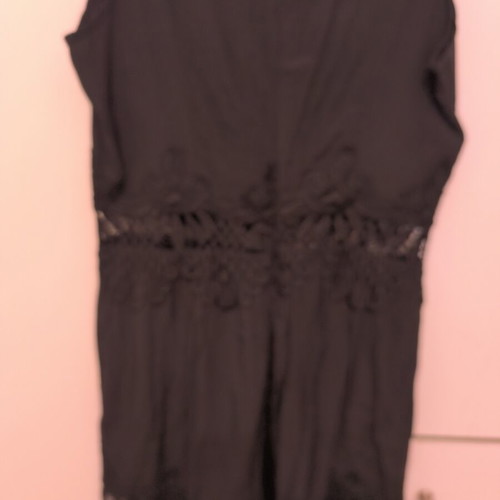 BSB Black Playsuit like new with lace details
