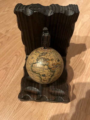 Antique wooden globe like new