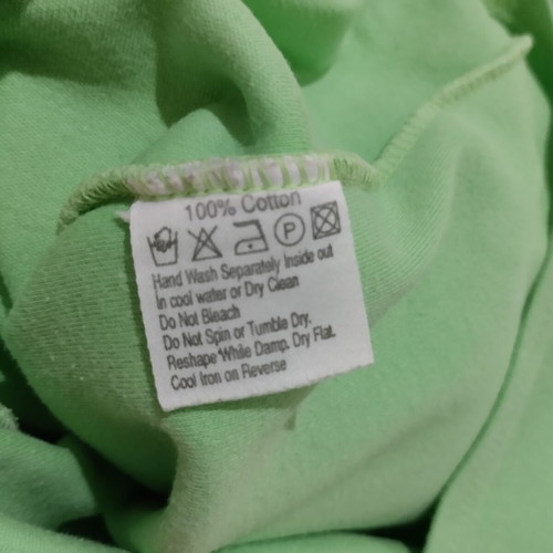 French Connection lime green cotton t-shirt size S