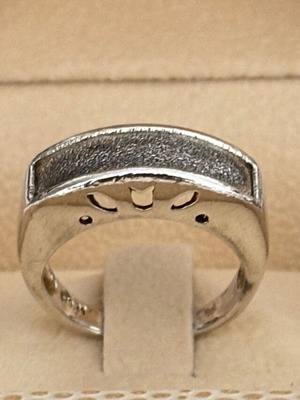 Silver ring 0.925 used, size 54