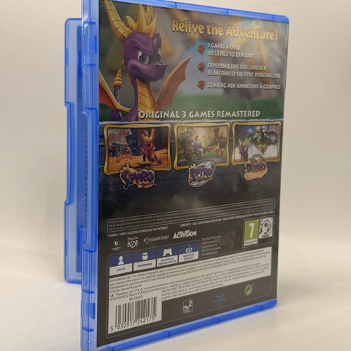 Spyro Trilogy PS4 used action adventure game