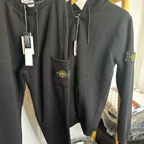 Stone Island men's clothing set black new size M