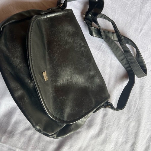 David Jones black shoulder bag used