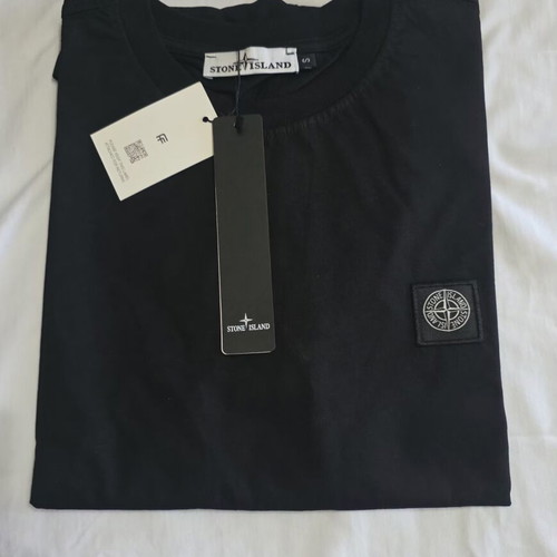 Stone Island men's short sleeve black t-shirt, sizes M, L, XL