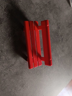 Playmobil red bench