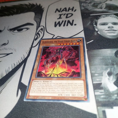Kumongous The Sticky String Kaiju card like new