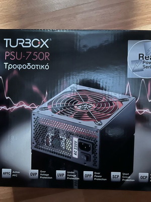 TurboX PSU-750R 750W computer power supply used