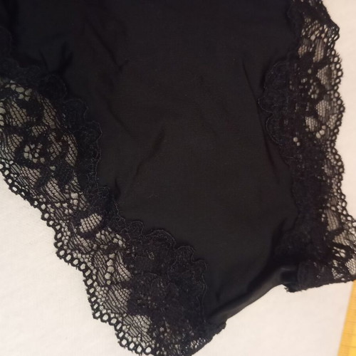Oysho lace black underwear new, size small