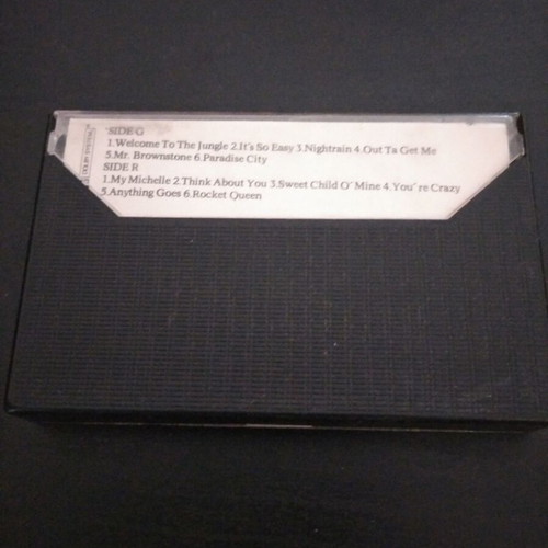 Guns N' Roses Appetite For Destruction cassette used, rock