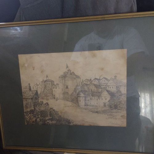 J.Williams Pencil Drawing Artwork like new