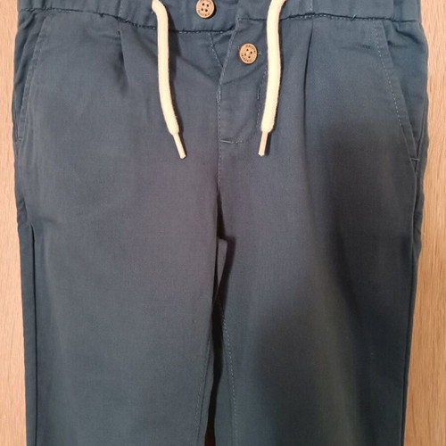 Mayoral baby chinos like new, blue, size 92 cm