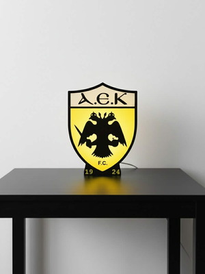 Φωτιστικό ΠΑΟΚ LED καινούργιο, διακοσμητικό γραφείου