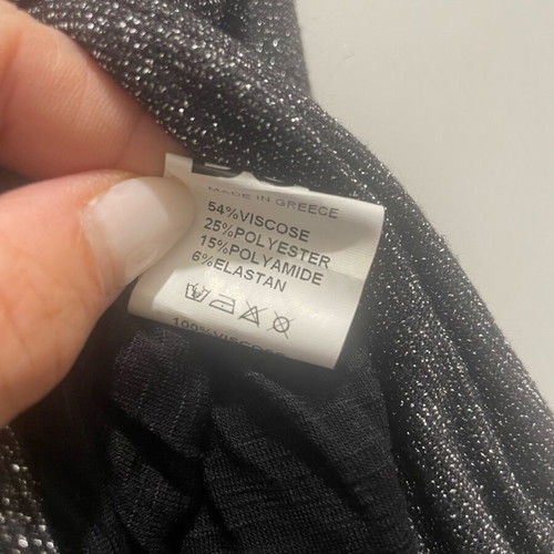 BSB blouse like new with silver thread shine, size M