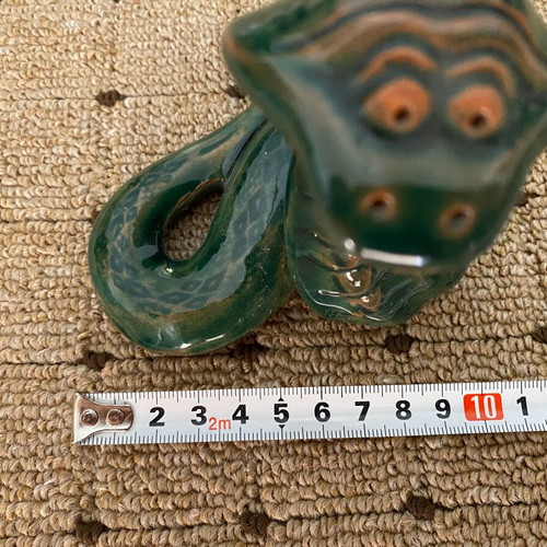 Ceramic cobra ornament new
