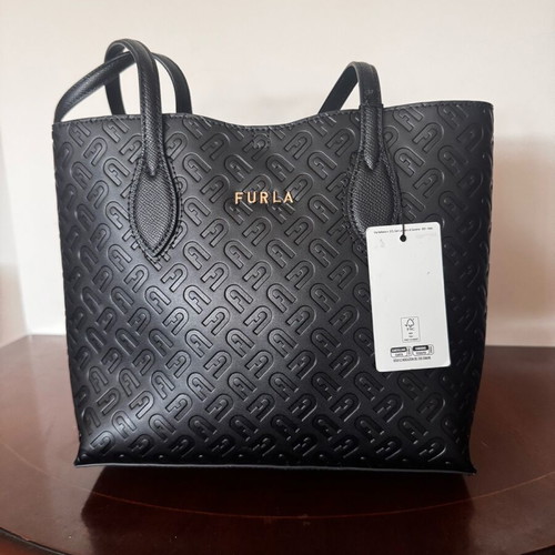 Furla black handbag new with tag