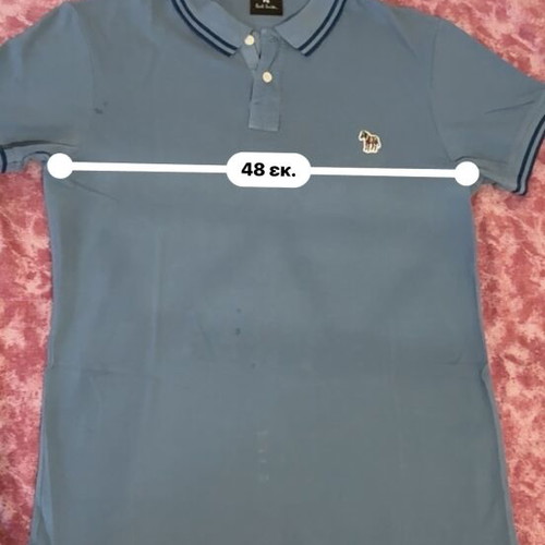 Paul Smith polo shirt large like new, slim fit, blue