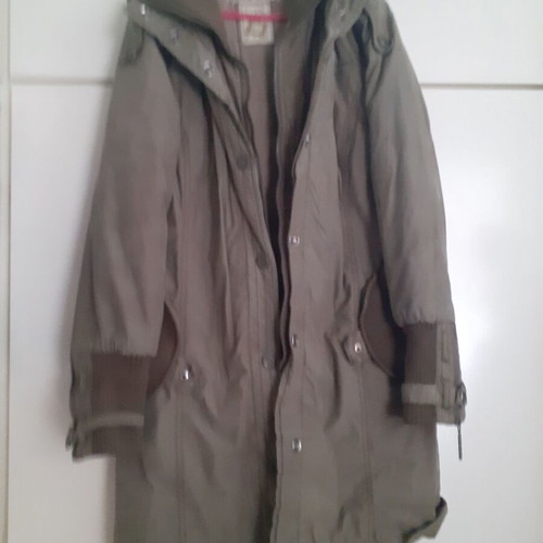 BSB long jacket like new, olive color, size S