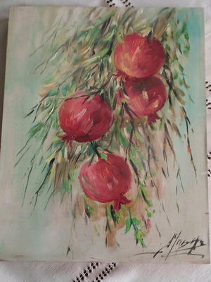 Berelis Giorgos Painting 0.35x0.45 like new