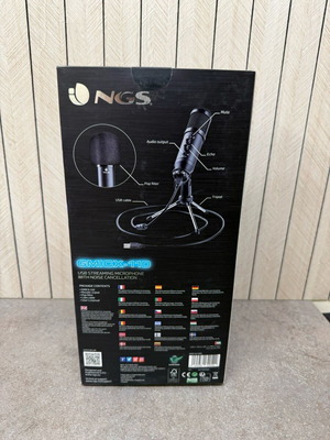 USB μικρόφωνο unidirectional GMICX-110 καινούργιο με noise reduction και RGB φωτισμό