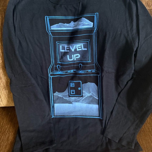 Gap boys' blouses like new, long-sleeve, black and white