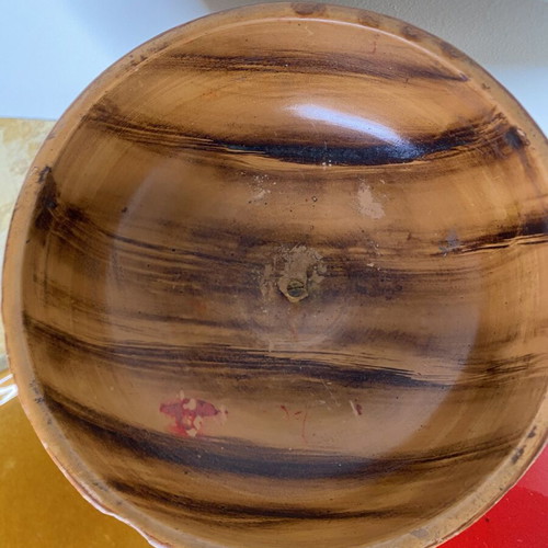 Vintage ceramic set used from Rhodes with bowl and 2 plates