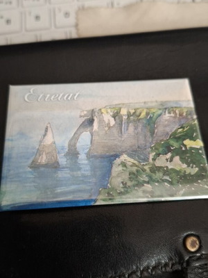 Etretat Normandy souvenir magnet