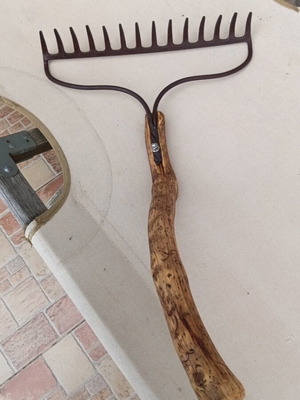 Vintage handmade agricultural tool used from Vonitsa