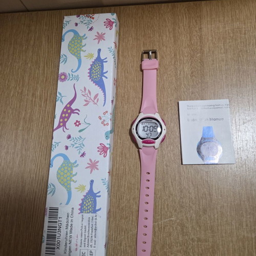 Edillas pink digital kids watch new