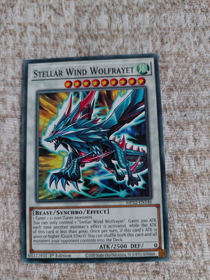 Yu-Gi-Oh Stellar Wind Wolfrayet like new
