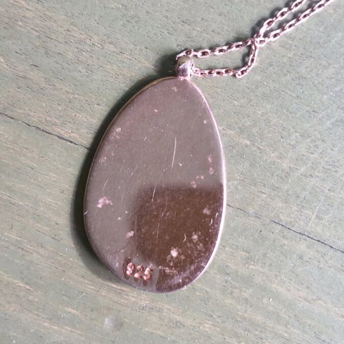 Silver Eye Necklace 925 like new