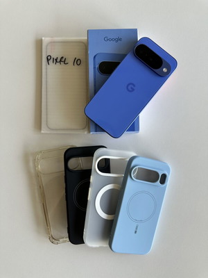 Google Pixel 10 128GB Indigo like new with accessories and warranty