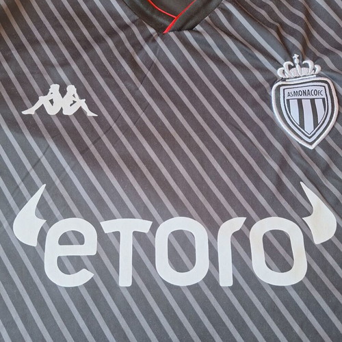 AS Monaco Jersey 2021/2022 Away Kappa Mens Shirt like new, size M