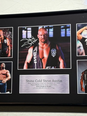 Memorabilia Poster "Stone Cold" Steve Austin WWE new