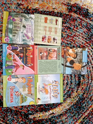 Children's DVDs seven, unused, dubbed