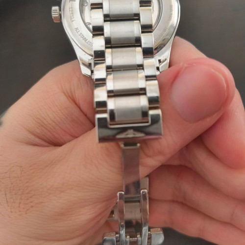 Longines Master Collection Annual Calendar watch like new, 40mm, white and silver