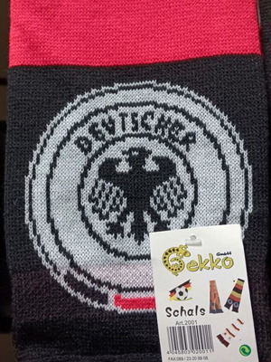 Germany National Team Scarf knitted new, authentic Ekko GmbH Schals