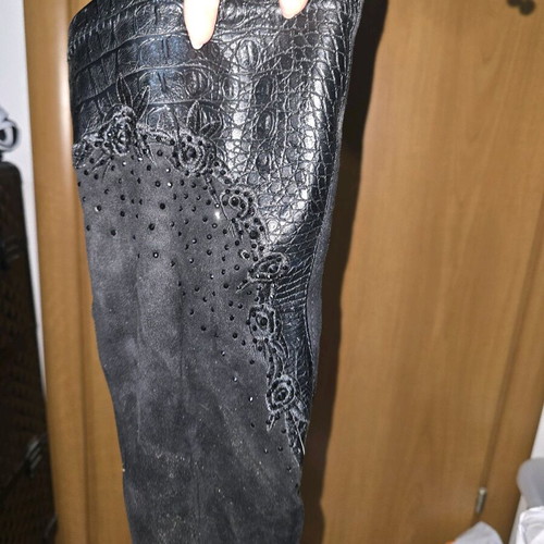 Boots like new, gray size 38, black Sergio Todzi and Lov'it