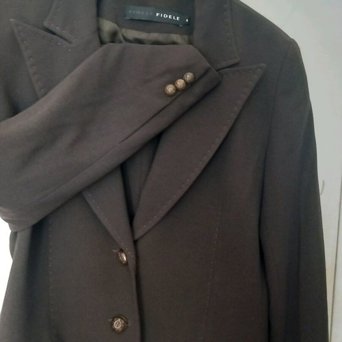 Fidele brown women's suit like new