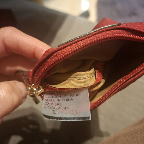Longchamp coin purse used red