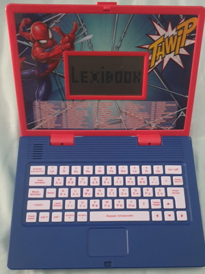 Spider-Man Educational Bilingual Laptop Lexibook like new
