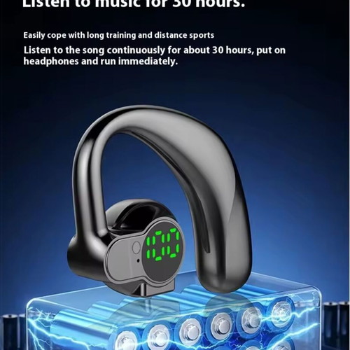 Wireless Open-Ear Bluetooth Headset with Clip New