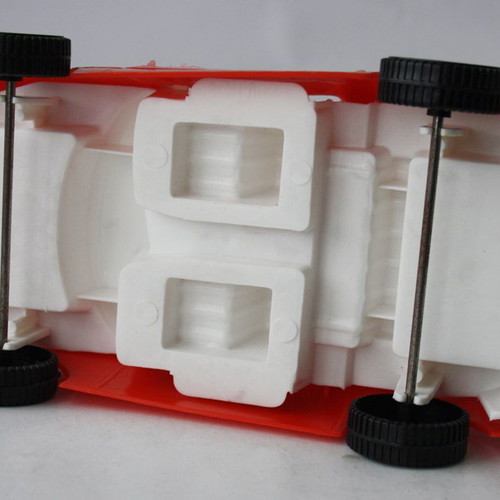 Plastic car Pirelli vintage 80's Grecostyl USA new 23cm