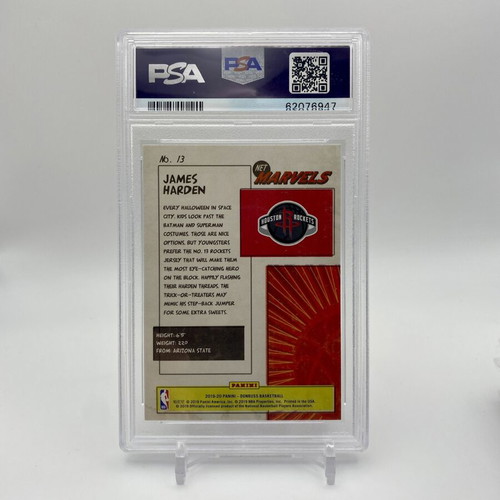 James Harden Net Marvels PSA 10 Houston Rockets card like new