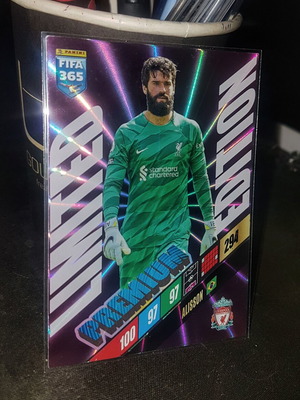 Alisson Limited Premium Edition 2024 Panini Adrenalyn XL FIFA 365 κάρτα σαν καινούργιο