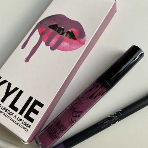 Kylie Cosmetics Love Bite makeup set purple with chocolate scent and pencils new