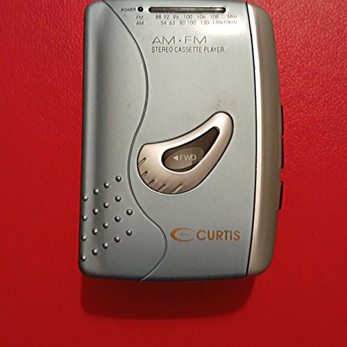 Am-Fm cassette player Curtis used