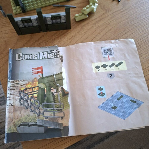 Military building blocks like new, LEGO without original box
