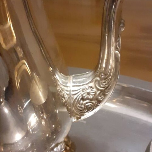 Silver-plated tableware like new with unique designs
