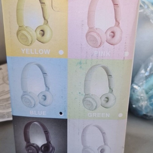 Children's wireless headphones blue, new with FM and call feature