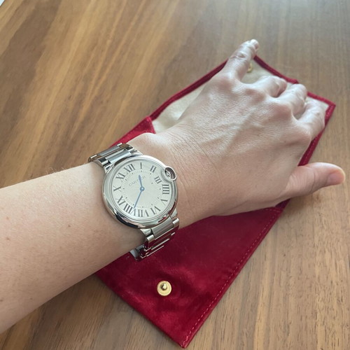 Cartier Ballon Bleu 36mm stainless steel watch